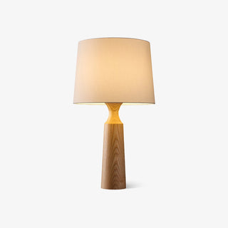 Harry Contemporary Wood Table Lamp-Neutral Decor