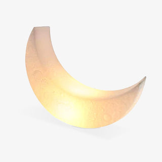 Zetheor Lampadaire en Résine Lune Croissante