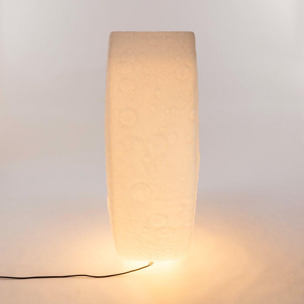 Zetheor Lampadaire en Résine Lune Croissante