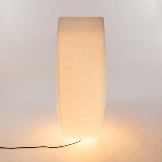 Zetheor Lampadaire en Résine Lune Croissante