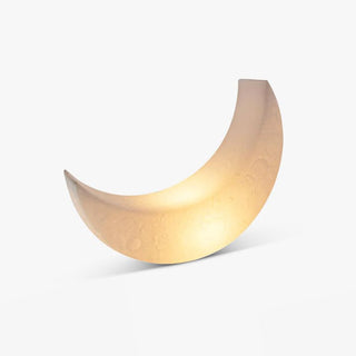 Zetheor Lampadaire en Résine Lune Croissante