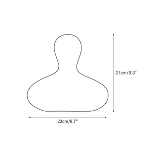 Zeloror Applique Murale en Travertin Créative et Originale