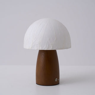 Nimbus Lampe de Table en Bois Et Tissu