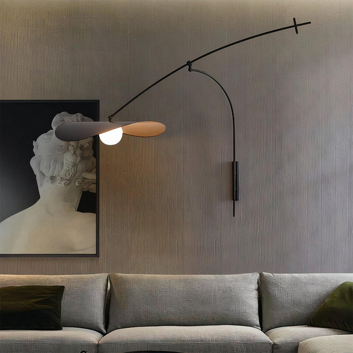 Front view of the small Myrna Wall Lamp.
