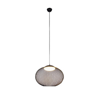 Lustra Suspension Lampe Maille Noire