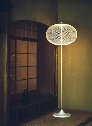 Ilsolyre Lampadaire en Maille Industrielle