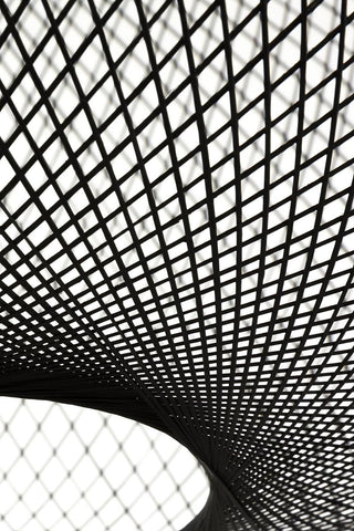 Ilsolyre Lampadaire en Maille Industrielle