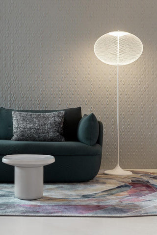 Ilsolyre Lampadaire en Maille Industrielle