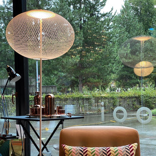Ilsolyre Lampadaire en Maille Industrielle