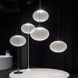 Ilsolyre Lampadaire en Maille Industrielle