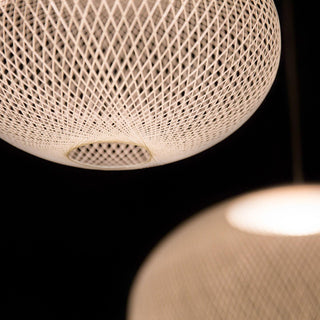 Lustra Suspension Lampe Maille Noire