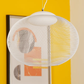 Lustra Suspension Lampe Maille Noire