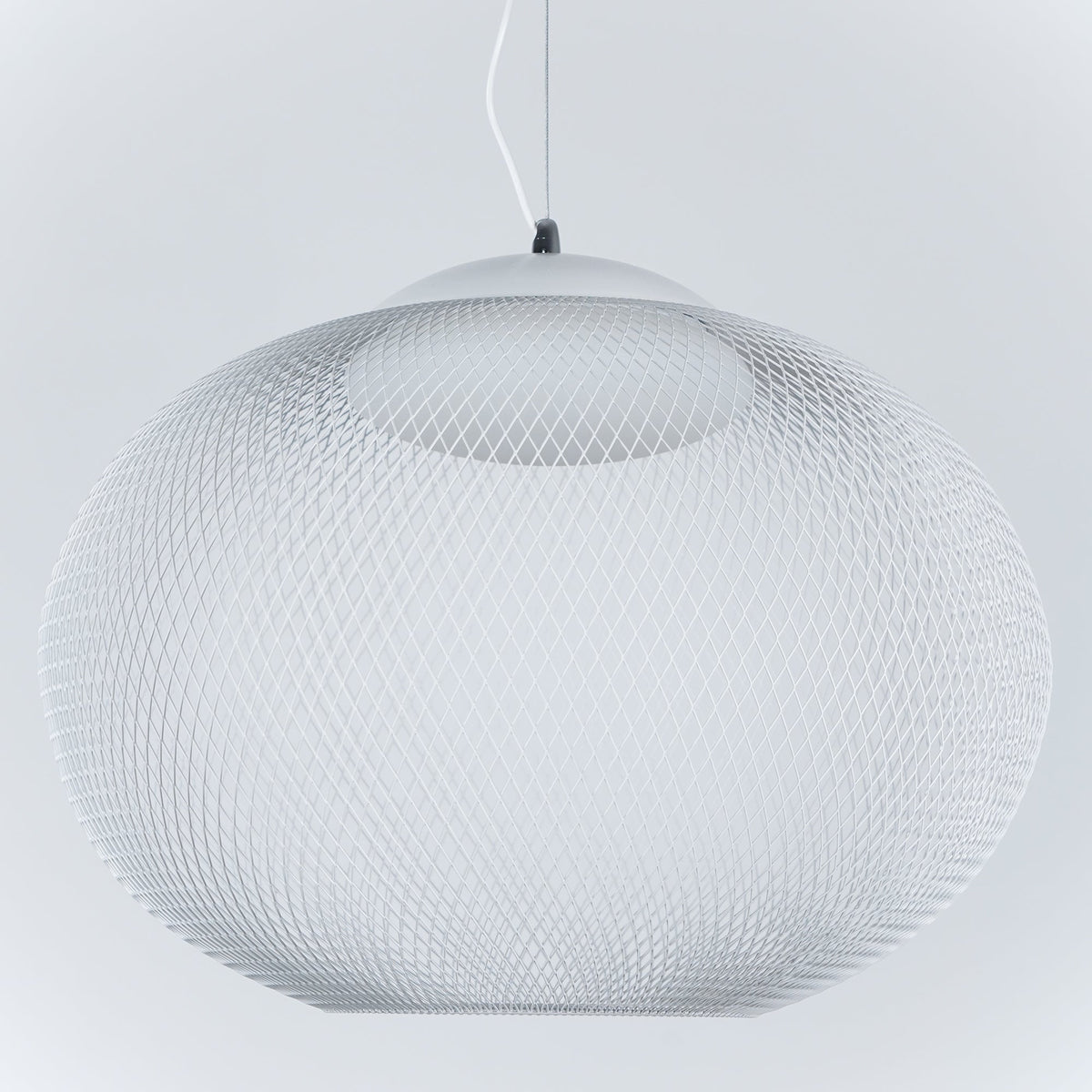 Viananne Suspension Lampe Maille Noire