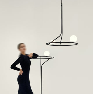 Ilthael Lustre Moderne Minimaliste en Laiton et Verre