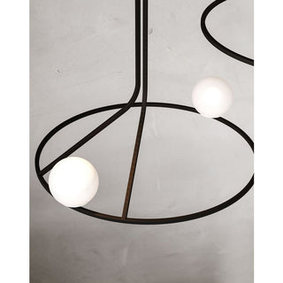 Ilthael Lustre Moderne Minimaliste en Laiton et Verre