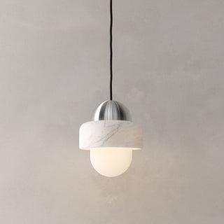 Elliren Suspension Moderne Minimaliste en Verre et Marbre