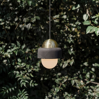 Elliren Suspension Moderne Minimaliste en Verre et Marbre