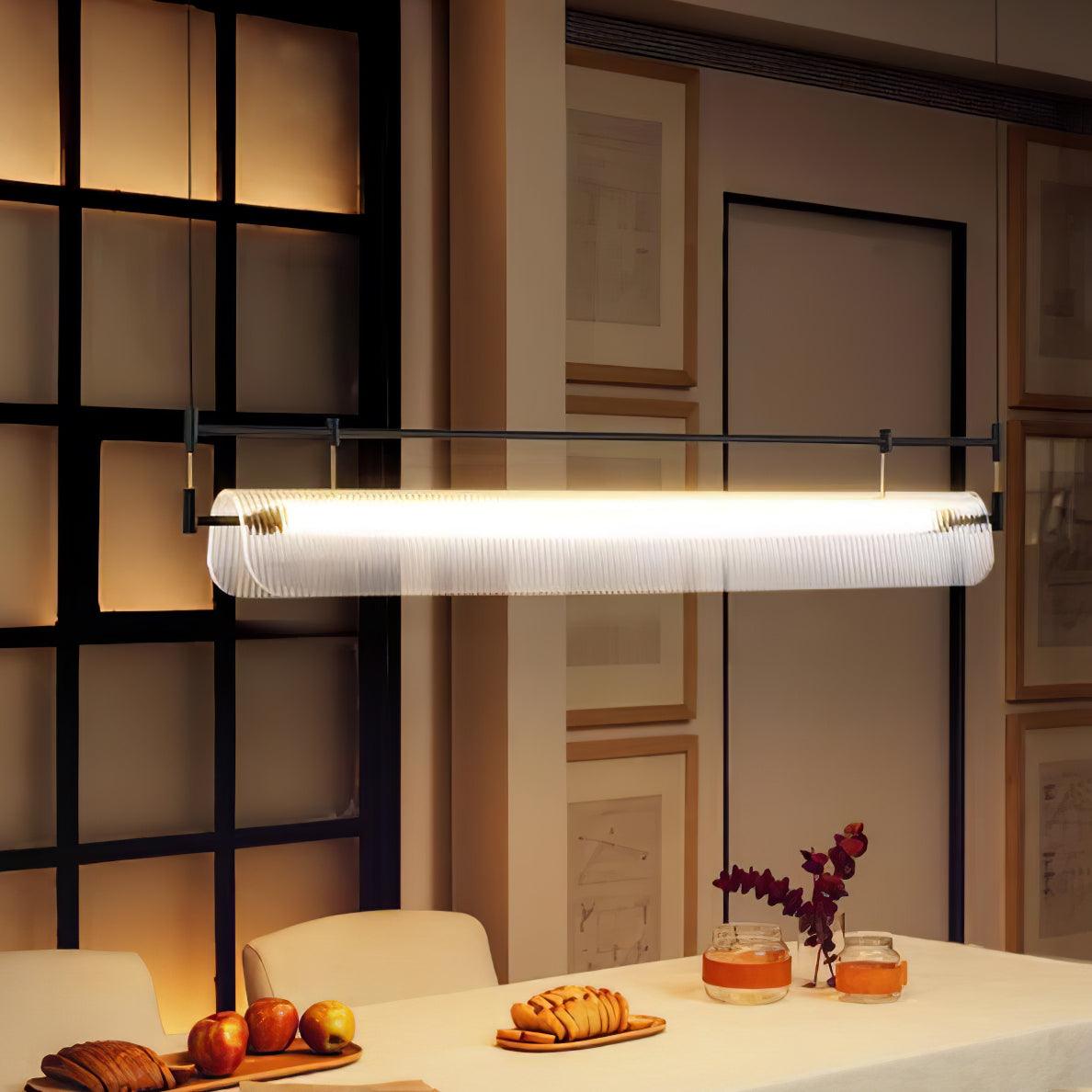 Zorista Lustre Linéaire en Acrylique Long