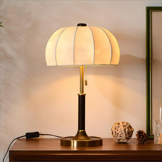 Nalemu en Bois Tissu Rétro pour Lampe de Table