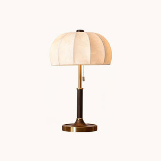Nalemu en Bois Tissu Rétro pour Lampe de Table