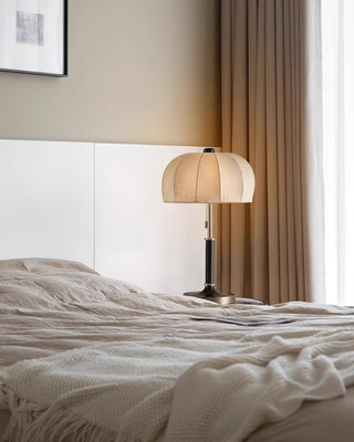 Nalemu en Bois Tissu Rétro pour Lampe de Table