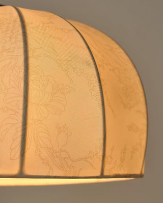 Nalemu en Bois Tissu Rétro pour Lampe de Table