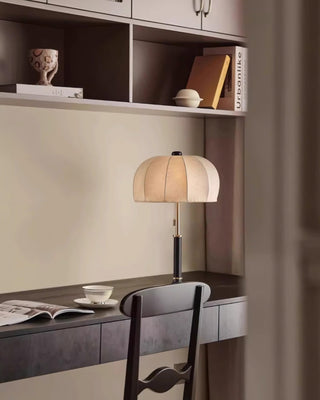 Nalemu en Bois Tissu Rétro pour Lampe de Table