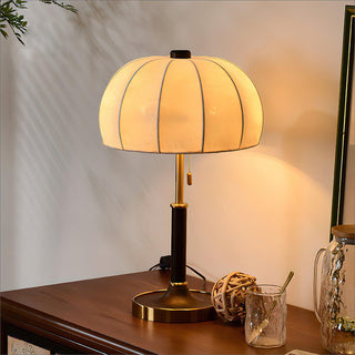 Nalemu en Bois Tissu Rétro pour Lampe de Table