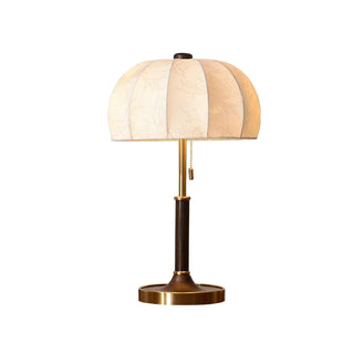 Nalemu en Bois Tissu Rétro pour Lampe de Table