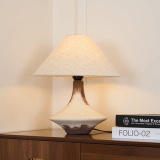 Navoer Lampe de Table en Tissu d'Art