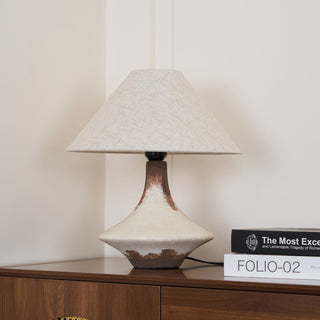 Navoer Lampe de Table en Tissu d'Art