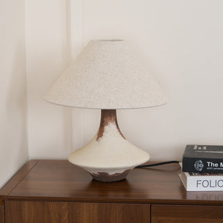 Navoer Lampe de Table en Tissu d'Art