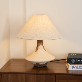 Navoer Lampe de Table en Tissu d'Art