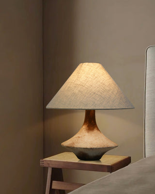 Navoer Lampe de Table en Tissu d'Art