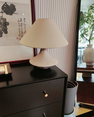Navoer Lampe de Table en Tissu d'Art