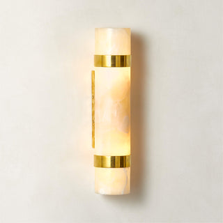 Zavaran Applique Murale Moderne Minimaliste en Métal et Onyx
