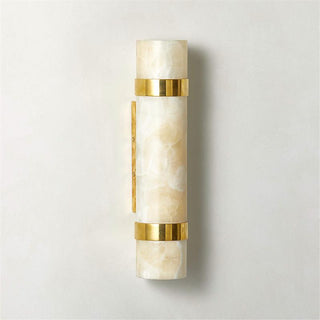 Zavaran Applique Murale Moderne Minimaliste en Métal et Onyx
