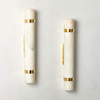 Zavaran Applique Murale Moderne Minimaliste en Métal et Onyx