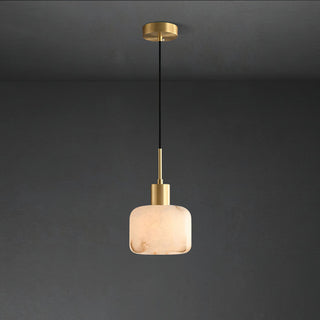Eliriel Petite Suspension en Albâtre Naturel
