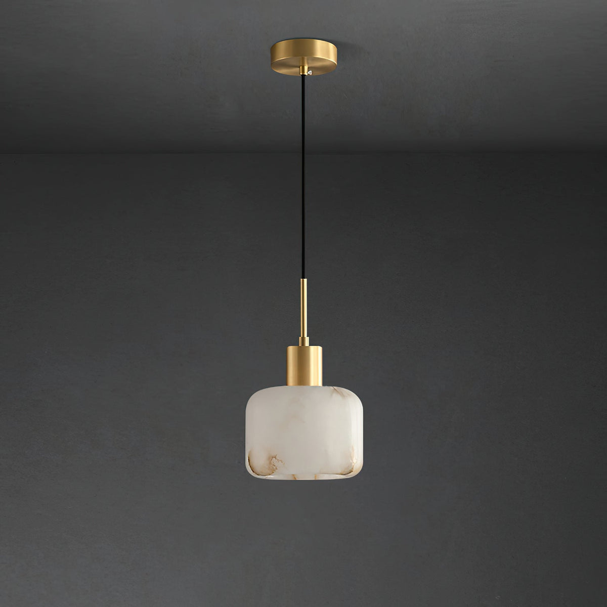 Eliriel Petite Suspension en Albâtre Naturel