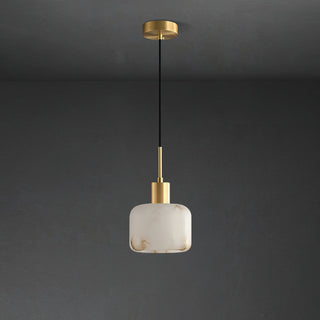 Eliriel Petite Suspension en Albâtre Naturel