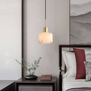 Eliriel Petite Suspension en Albâtre Naturel