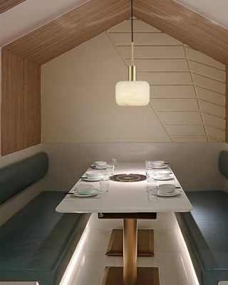 Eliriel Petite Suspension en Albâtre Naturel