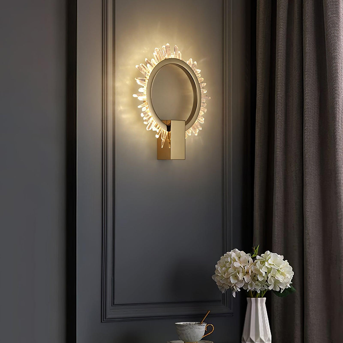 Laurora Applique Murale Cristal Moderne