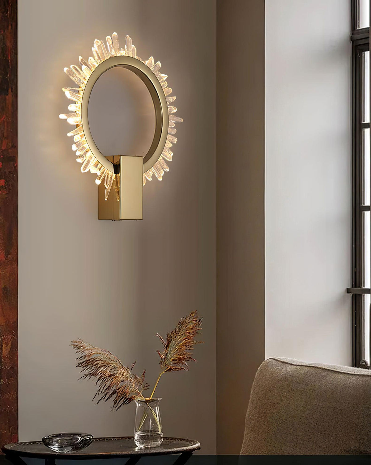 Laurora Applique Murale Cristal Moderne