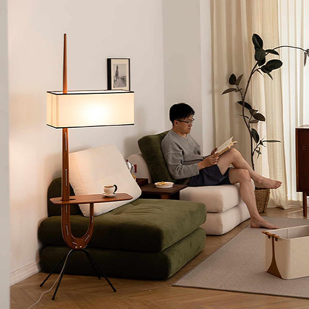 Lople Lampadaire en Bois