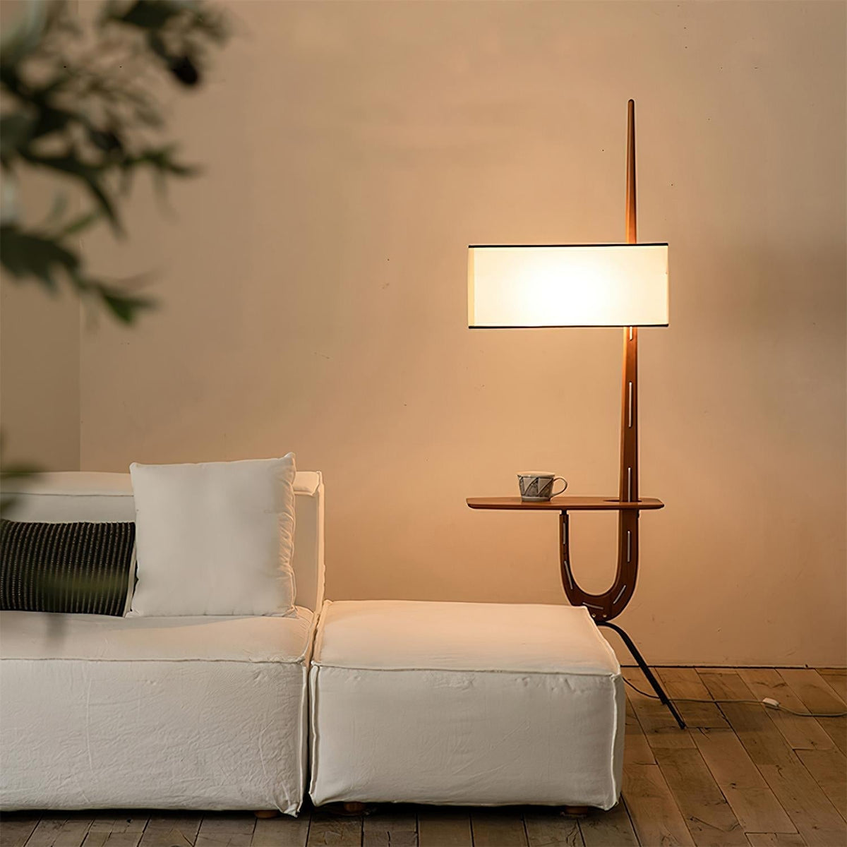Lople Lampadaire en Bois