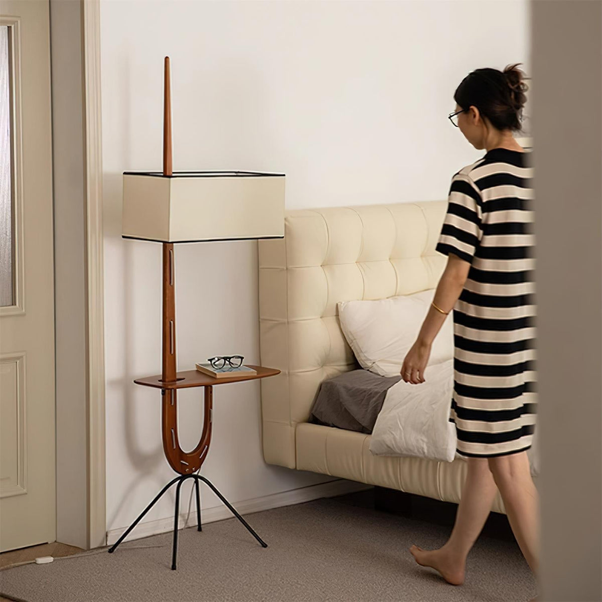 Lople Lampadaire en Bois