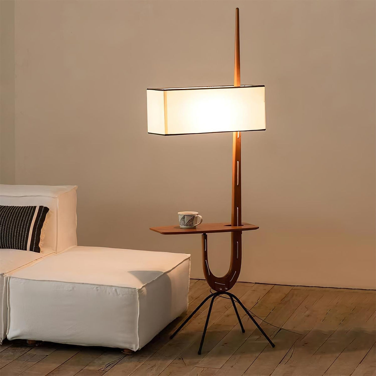 Lople Lampadaire en Bois