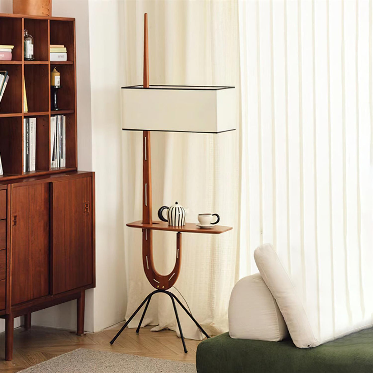 Lople Lampadaire en Bois